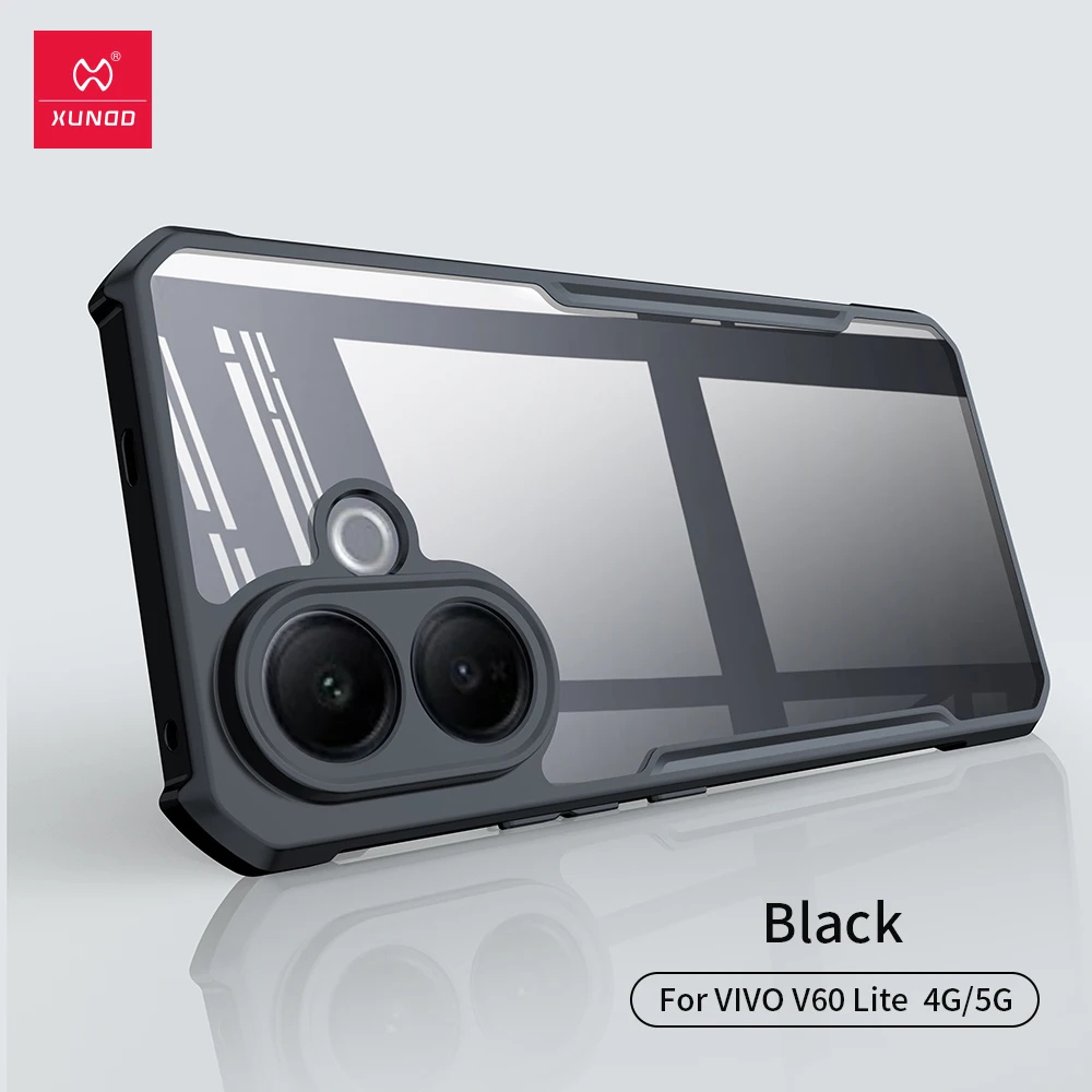 黑-XUNDD  甲殼蟲系列 VIVO V60 Lite保護殼