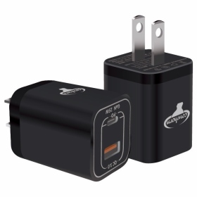 黑 GT 25W GAN 快充旅充頭