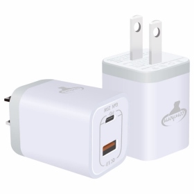 白 GT 25W GAN 快充旅充頭