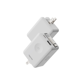 白 PDCB-440-42W伸縮線70公分1A1C1自帶C線