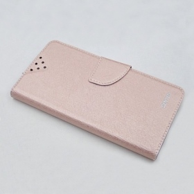 紅米 Note10 5G<玫瑰金>新陽光雙色側掀皮套