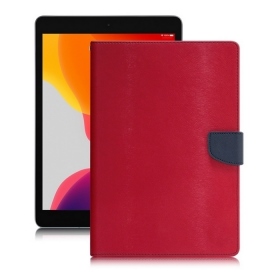 Samsung Tab A 8.0 2019(T380).Samsung Tab A 8.0 2019(T385)<紅粉>平板新陽光雙色側掀皮套