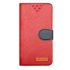 紅ASUS ZenFone 9/10  十字紋側掀皮套