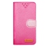 藍 OPPO A74 十字紋側掀皮套