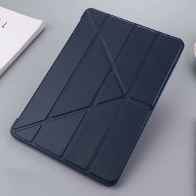 藍-三星 TAB S11/X730 (專屬) 11吋 三折(筆槽)共用皮套