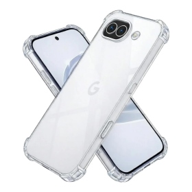 GooglePixel10A硬四角防摔殼(背面壓克力)