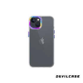 彩鈦-惡魔殼標準版-透明(霧面背板)-iPhone 15 6.1吋