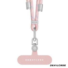 薄櫻粉--惡魔殼-單鉤-可調式長掛繩