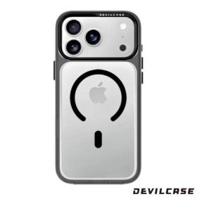 黑色 惡魔殼標準磁吸2(磁吸超透黑)相機按鍵版iPhone17ProMax