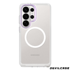 鳶尾紫-惡魔殼標準版2磁吸款(透框)-Samsung S26Ultra