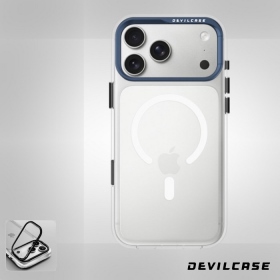 藏藍-惡魔殼-標準磁吸版 2(透明)+支架基本款-iPhone17Pro