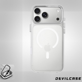 銀-惡魔殼-標準磁吸版 2(透明)+支架基本款-iPhone17ProMax