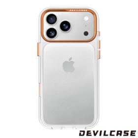 橙 惡魔殼標準2(透明)相機按鍵版iPhone17ProMax