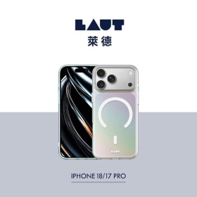 迷彩白-LAUT 萊德 iPhone 18Pro/17  Pro 磁吸炫彩保護殼