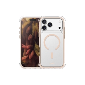 奶茶 LAUT 萊德iPhone17Pro磁吸360氣墊軍規耐衝擊保護殼