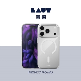 透明 LAUT 萊德 iPhone17ProMax磁吸晶透保護殼 (支援MagSafe 手機殼)