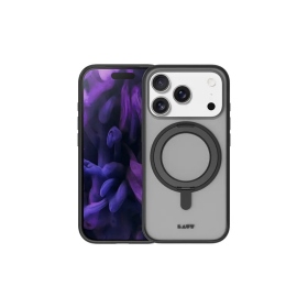 霧黑-LAUT 萊德 iPhone18ProMax/17ProMax 磁吸360支架簡約耐衝擊保護殼