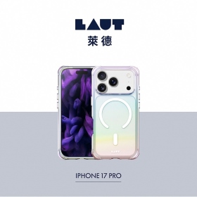 彩透白LAUT 萊德 iPhone17Pro磁吸炫彩軍規耐衝擊保護殼 (支援MagSafe 手機