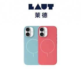 珊瑚紅LAUT 萊德 iPhone17磁吸輕量保護殼 (支援MagSafe 手機殼)
