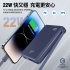 粉-Cowhorn 牛角C04-可拆線數顯快充行動電源(10000mAh)