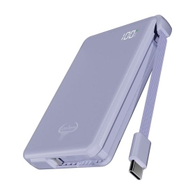 紫-Cowhorn 牛角C04-可拆線數顯快充行動電源(10000mAh)