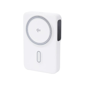 曙光白 LaPO Qi2 15W磁吸無線充行動電源