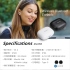 黑 飛利浦PHILIPS 強力低音入耳式無線藍牙耳機-TAT1109