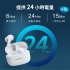 白 飛利浦PHILIPS 強力低音入耳式無線藍牙耳機-TAT1109