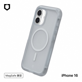 流變灰 犀牛盾iPhone16 AirX極致氣墊緩衝磁吸手機殼(MagSafe兼容)