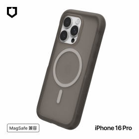 本質黑 犀牛盾iPhone16Pro AirX極致氣墊緩衝磁吸手機殼(MagSafe兼容)