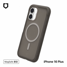 本質黑 犀牛盾iPhone16Plus AirX極致氣墊緩衝磁吸手機殼(MagSafe兼容)