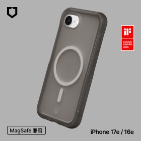 本質黑 犀牛盾.iPhone16e.iPhone17e AirX極致氣墊緩衝磁吸手機殼(MagSafe兼容)