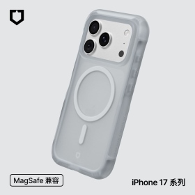 流變灰 犀牛盾iPhone17ProMax AirX極致氣墊緩衝磁吸手機殼(MagSafe兼容)