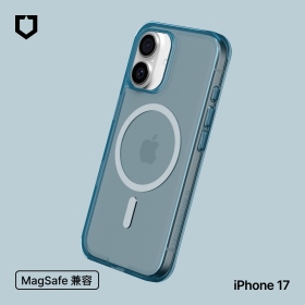 夜幕藍-犀牛盾 iPhone17 Clear 抗黃化透明防摔磁吸手機殼 MagSafe兼容