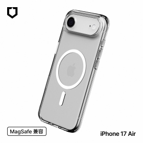 全透明-犀牛盾 iPhone17Air Clear 抗黃化透明防摔磁吸手機殼 MagSafe兼容