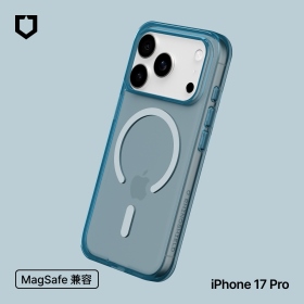 夜幕藍-犀牛盾 iPhone17Pro Clear 抗黃化透明防摔磁吸手機殼 MagSafe兼容