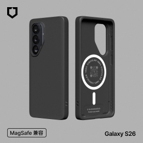 經典黑 犀牛盾Samsung S26(SM-S9420) MagSafe兼容 強化吸震緩衝防摔手機殼