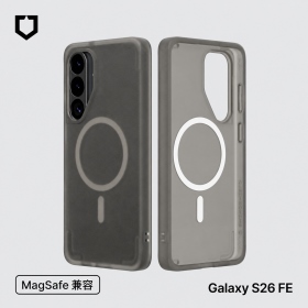 經典黑 犀牛盾Samsung S26 FE MagSafe兼容 強化吸震緩衝防摔手機殼