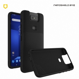 黑 ASUS  ZenFone6  經典款-背蓋犀牛盾