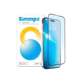 Simmpo -iPhone17ProMax.iPhone16ProMax S-90透明抗藍光護眼保護貼