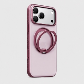絨毛紫-圖拉斯-O3 Fitness-iPhone 18 Pro  Ostand O3 Fitness 防滑360度 旋轉支架手機殼