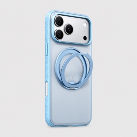 晴空藍-圖拉斯-O3 Fitness-iPhone 18 Pro Max  Ostand O3 Fitness 防滑360度 旋轉支架手機殼