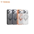 黑 圖拉斯TORRAS Ostand Spin Magnetic 相機按鍵旋轉支架防摔手機殼iPhone17Pro