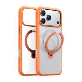 橘 圖拉斯TORRAS Ostand Spin Magnetic 相機按鍵旋轉支架防摔手機殼iPhone17ProMax