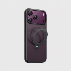 暮霧紫-圖拉斯-Q3 Spin-iPhone 18 Pro 經典四象限 旋轉支架手機殼