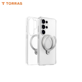 透 圖拉斯TORRAS Ostand Spin 旋轉支架防摔手機殼 Samsung Galaxy S26Ultra