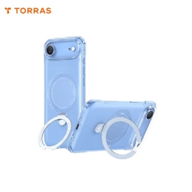透明 圖拉斯TORRAS Ostand Slim Magnetic 裸感極輕薄支架手機殼 iPhone17Air