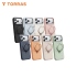 黑 圖拉斯TORRAS Ostand Spin Silicone Magnetic 相機按鍵旋轉支架矽膠防摔手機殼 iPhone17Pro