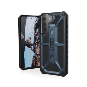 藍-UAG Samsung S21+ 頂級版耐衝擊保護殼