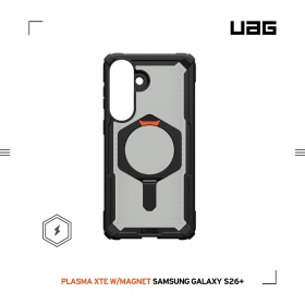 透黑(黑圈)-UAG-磁吸耐衝擊支架經典保護殼-Sam S26+